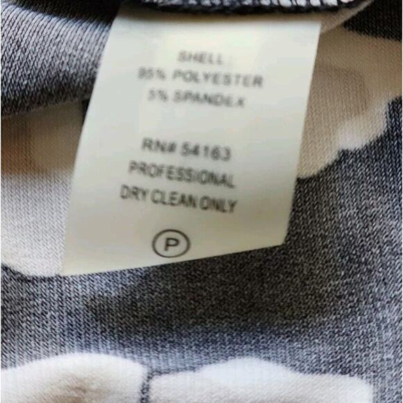 VTG 90s Leopard Print True Wrap Dress Sz S Long Sleeve Knee-length Calvin Klein - Picture 7 of 9